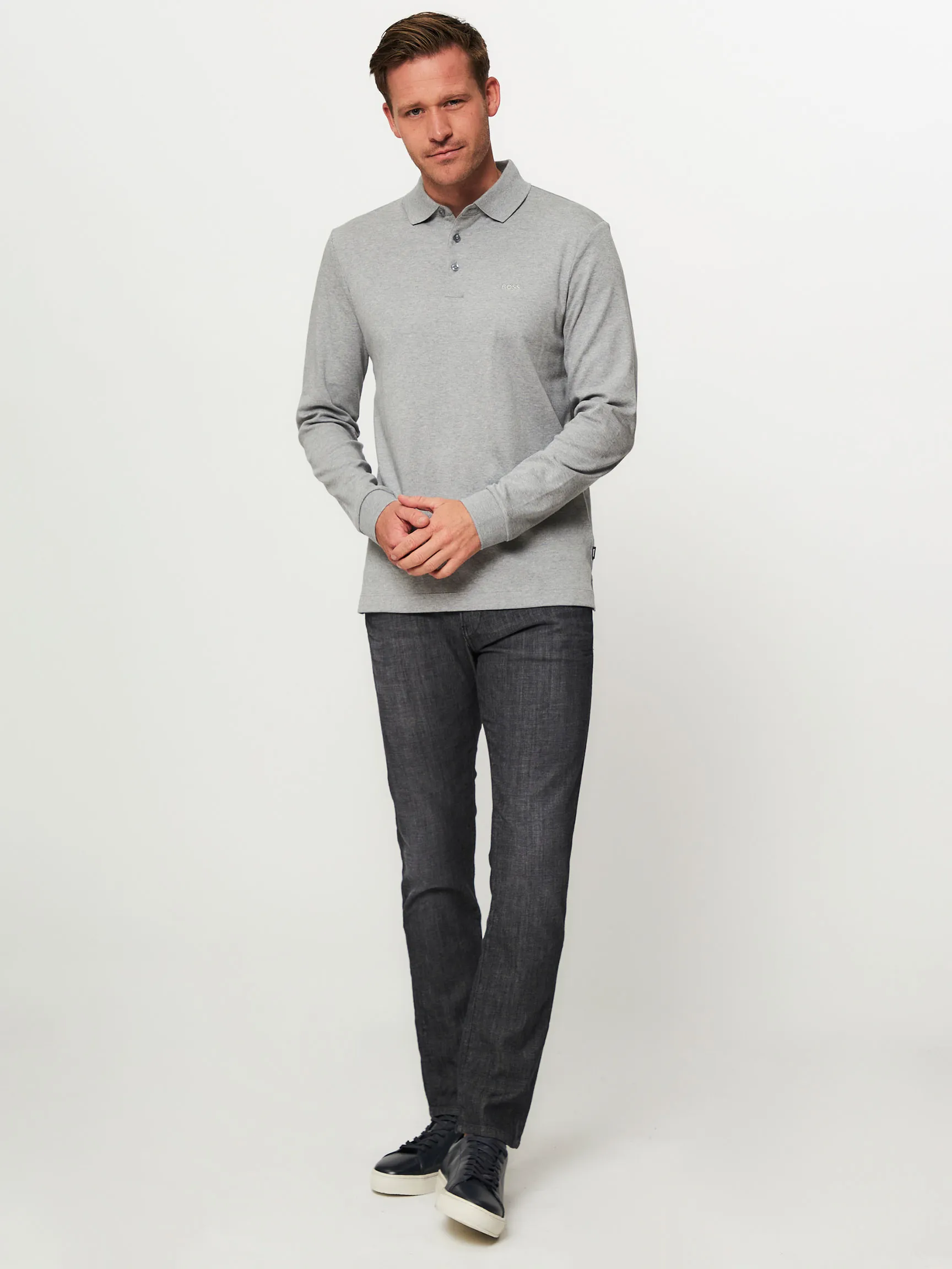 Boss Delaware, regulair waist slim fit jeans