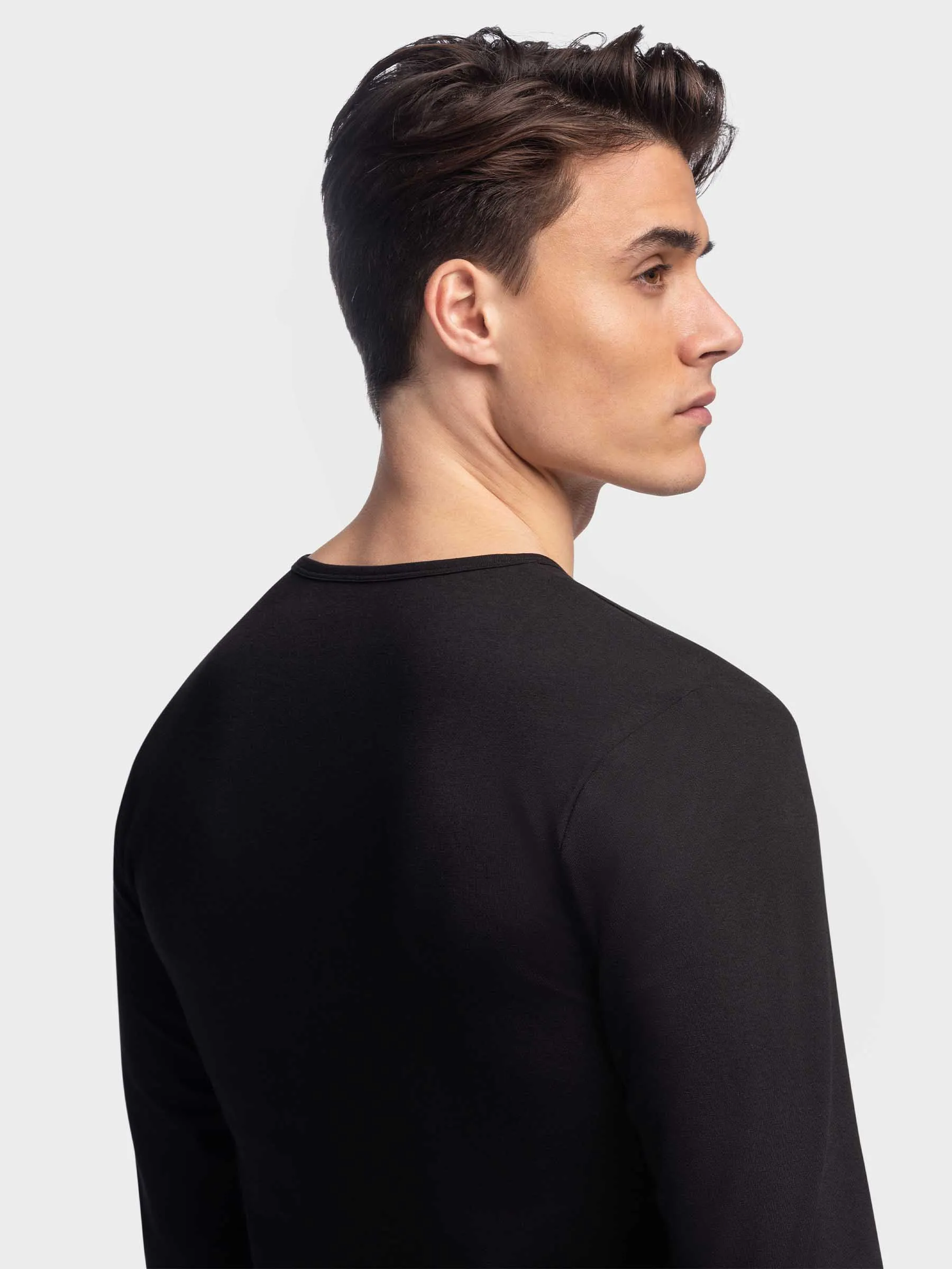Oslo Longsleeve Shirt, 1-pack Black