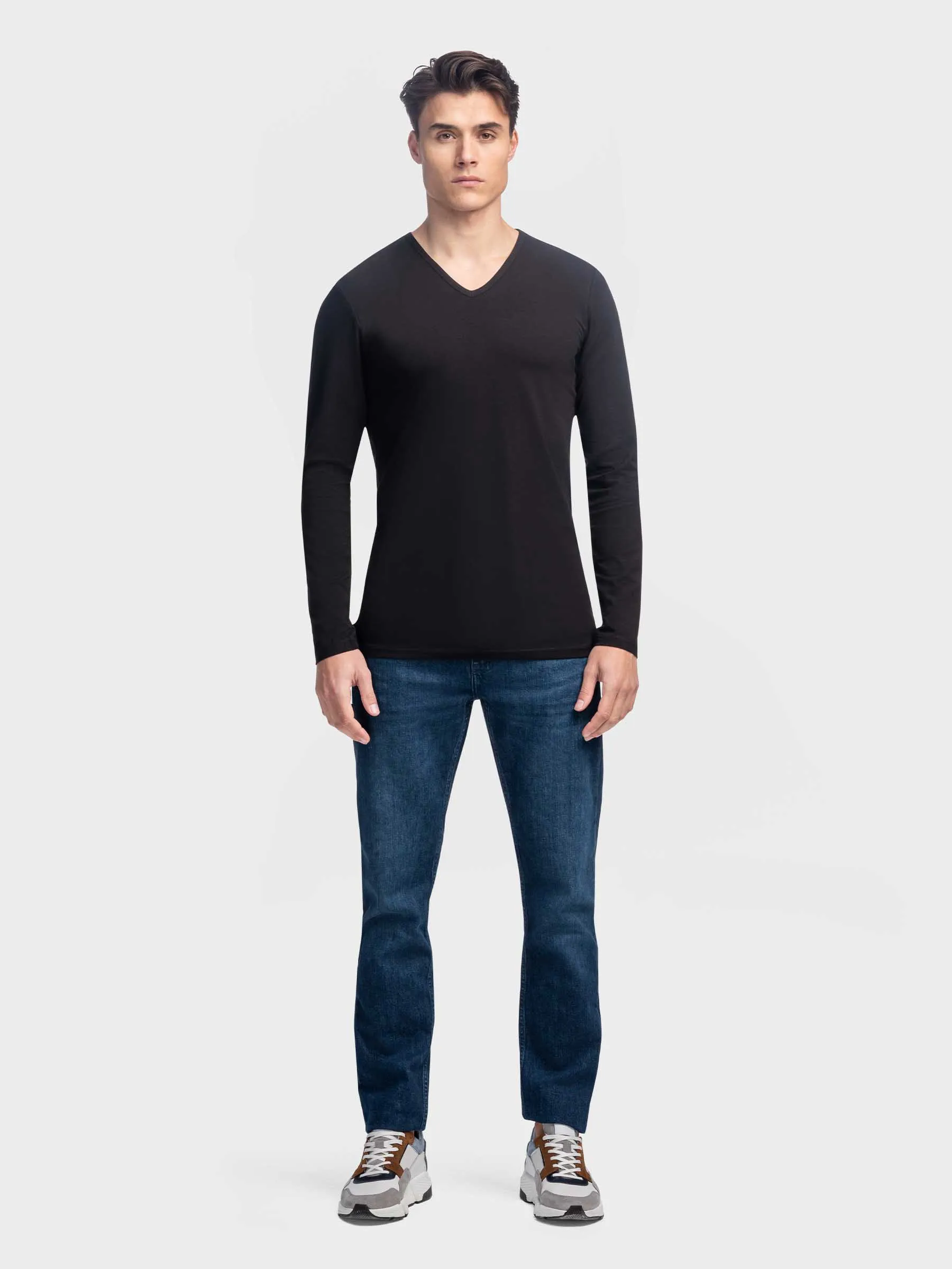 Oslo Longsleeve Shirt, 1-pack Black