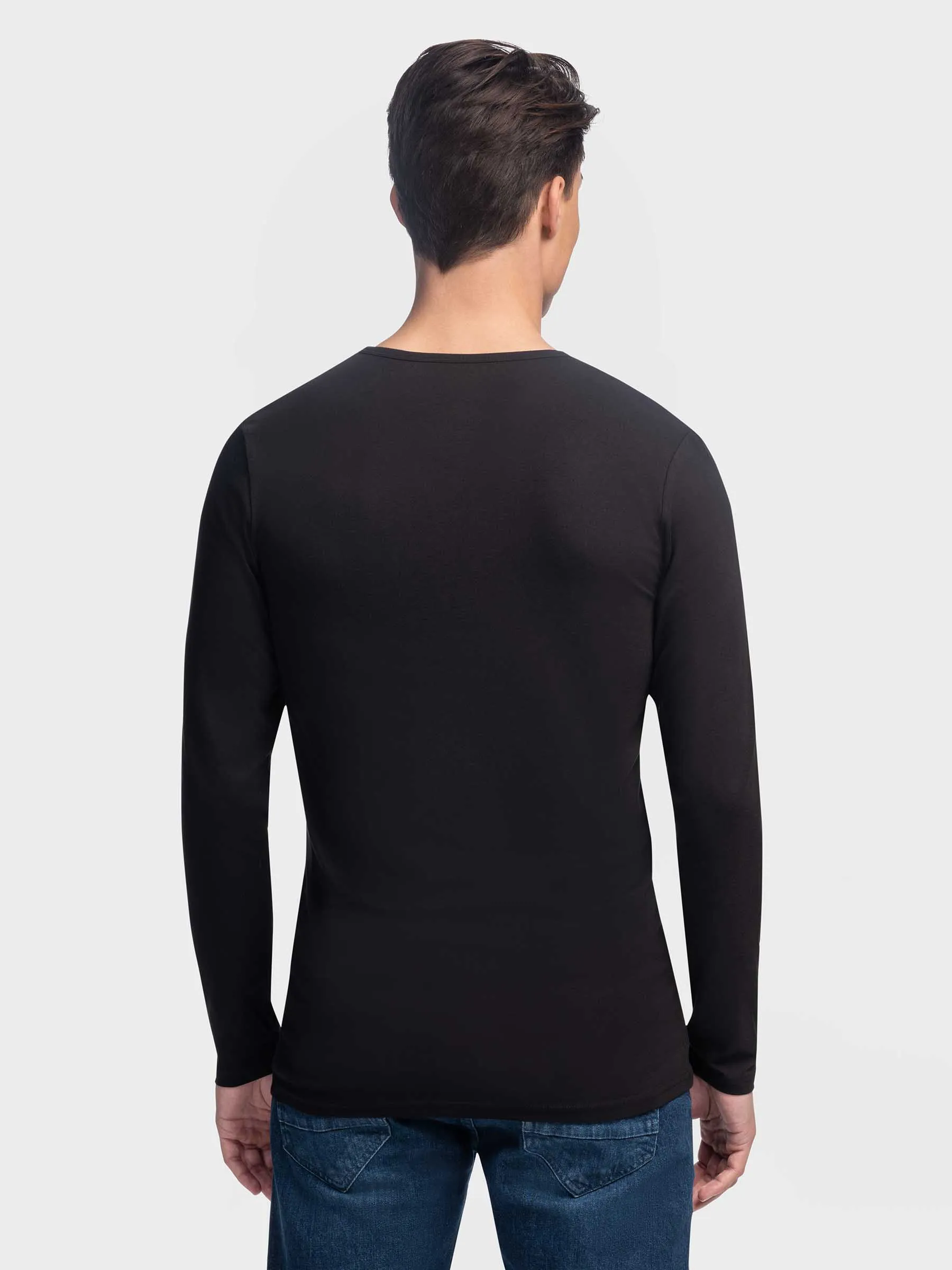 Oslo Longsleeve Shirt, 1-pack Black